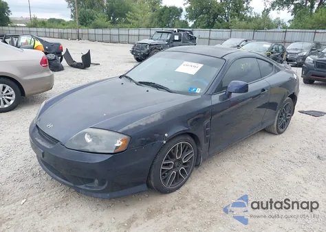 2006 Hyundai Tiburon Gt/Gt Limited/Se z USA, uszkodzony, nr VIN KMHHN65F66U221071
